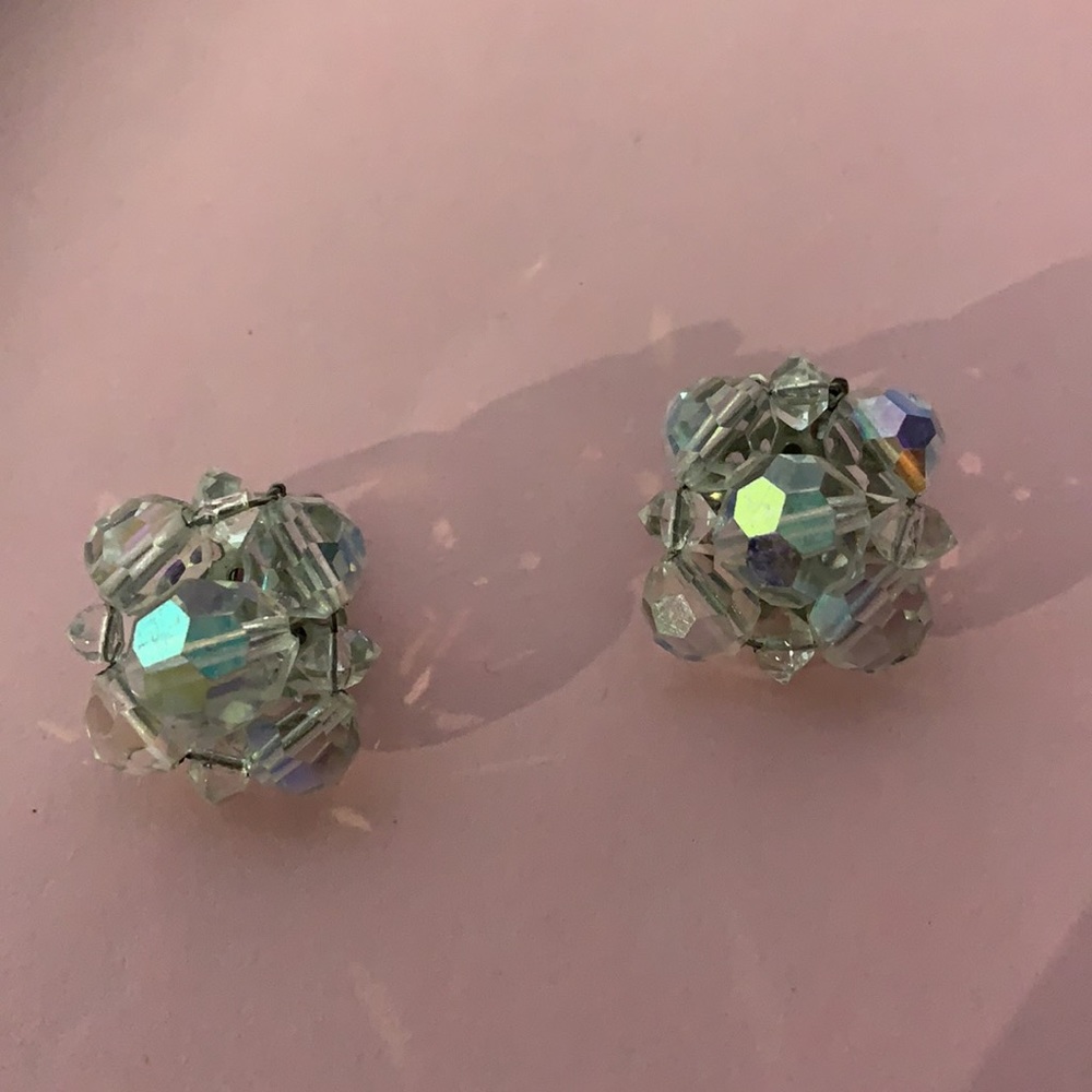 Vintage earrings clip on style 1”